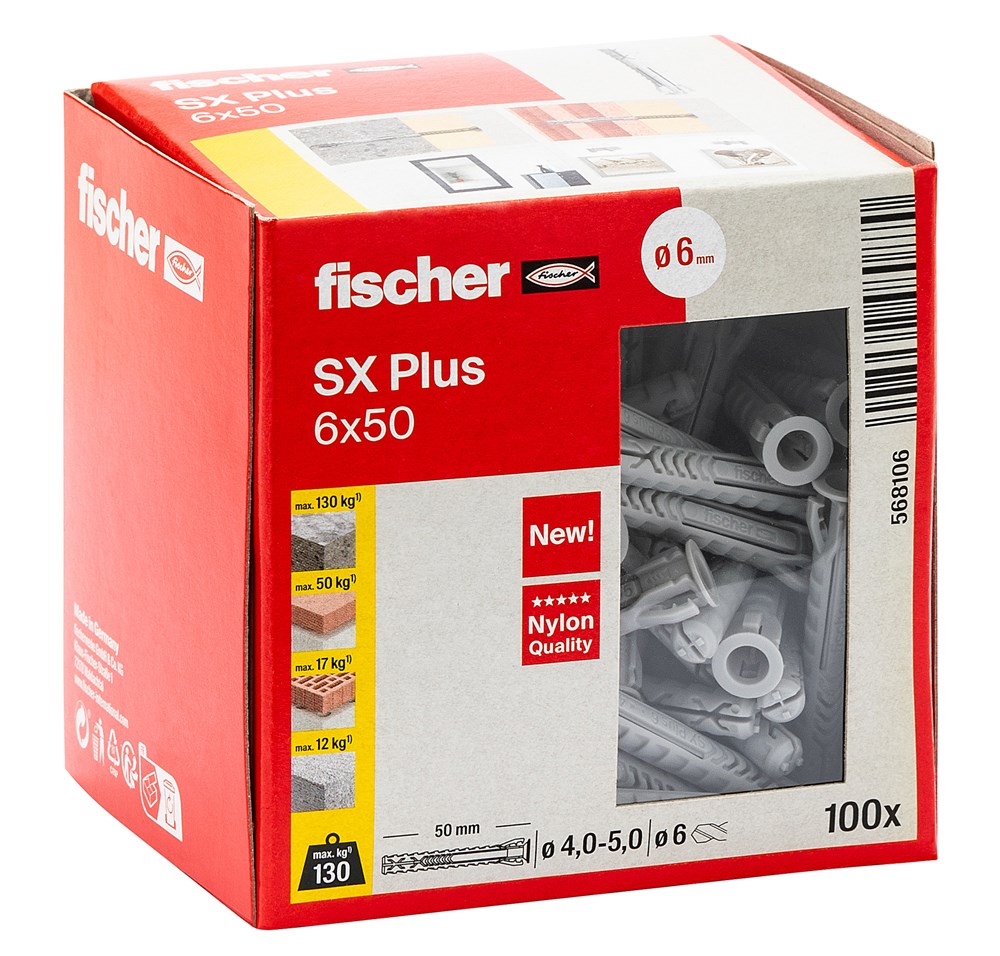 plug nylon fischer-2 plug nylon fischer-2