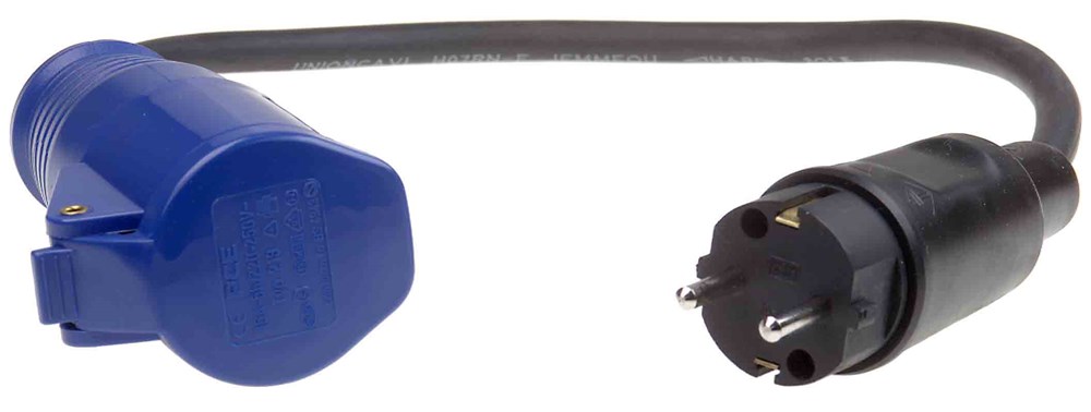 Verloopkabels schuko®/CEE-Norm