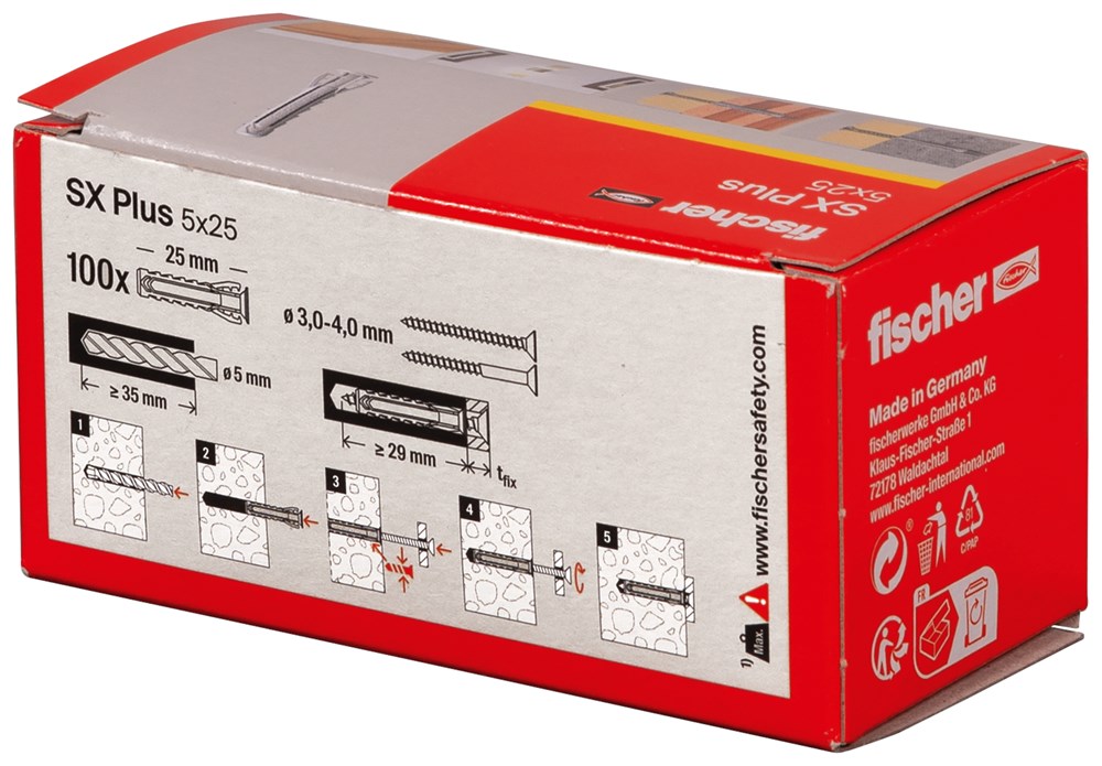 plug nylon fischer-3 plug nylon fischer-3