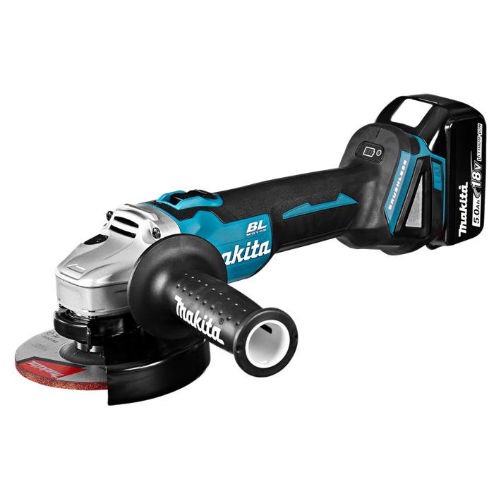 Afbeelding Makita 18 v haakse slijper 125 mm DGA504RTJ
