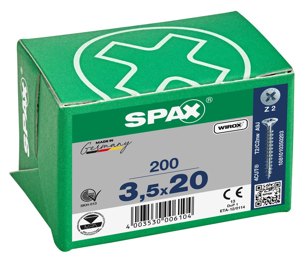 spaanplaatschroef wirox spax-4 spaanplaatschroef wirox spax-4