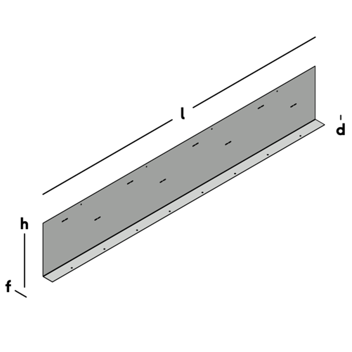 Afbeelding tekening GB metalen randkist 90° sv-1