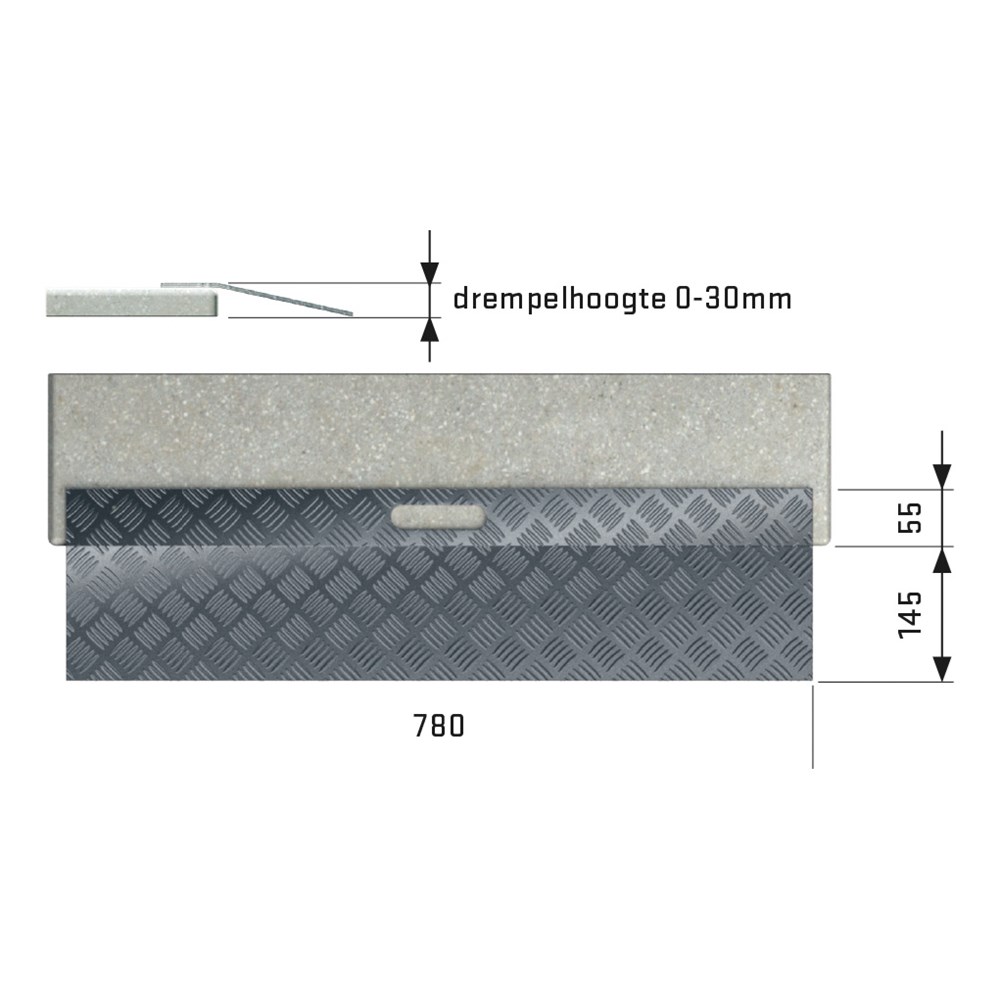 drempelhulp aluminium secucare-8 drempelhulp aluminium secucare-8