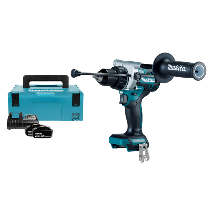 Afbeelding Makita 18 v klopboor-/schroefmachine DHP486RTJ