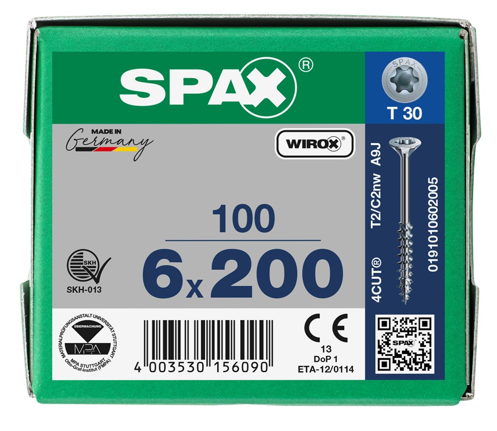 spaanplaatschroef wirox spax-6 spaanplaatschroef wirox spax-6