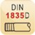 Kwartholfrees HSS-E, schacht DIN1835 D