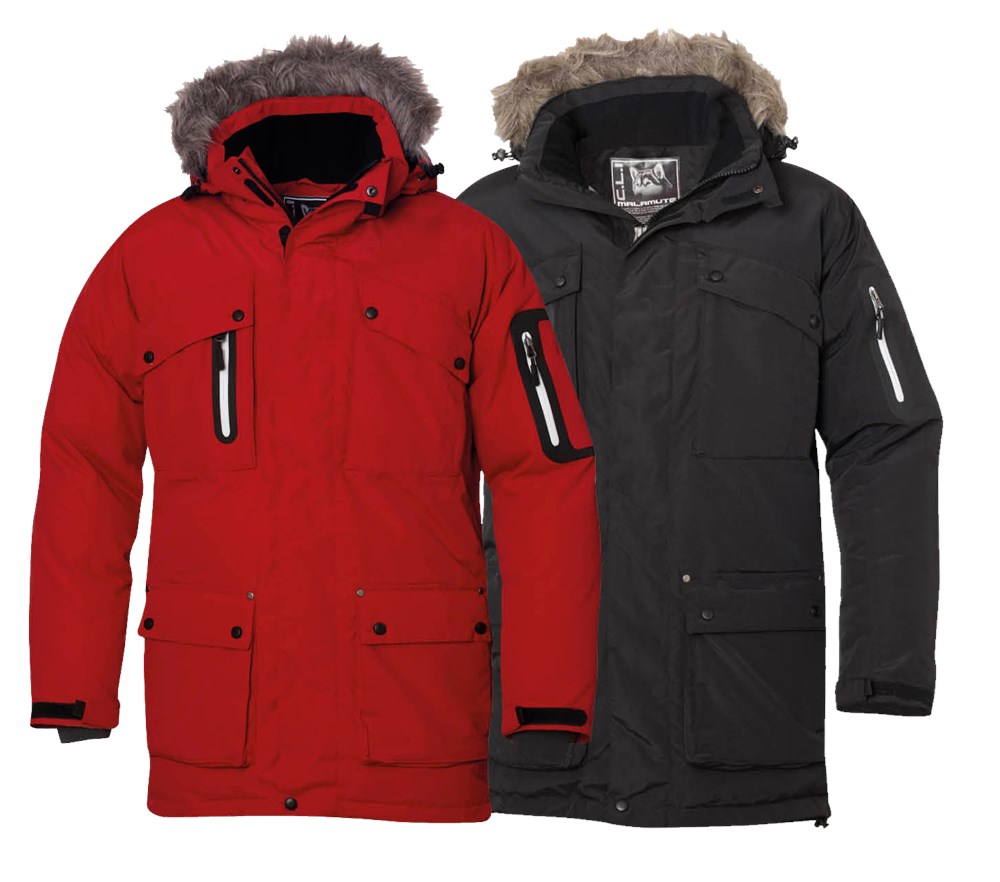 Winterparka, nylon