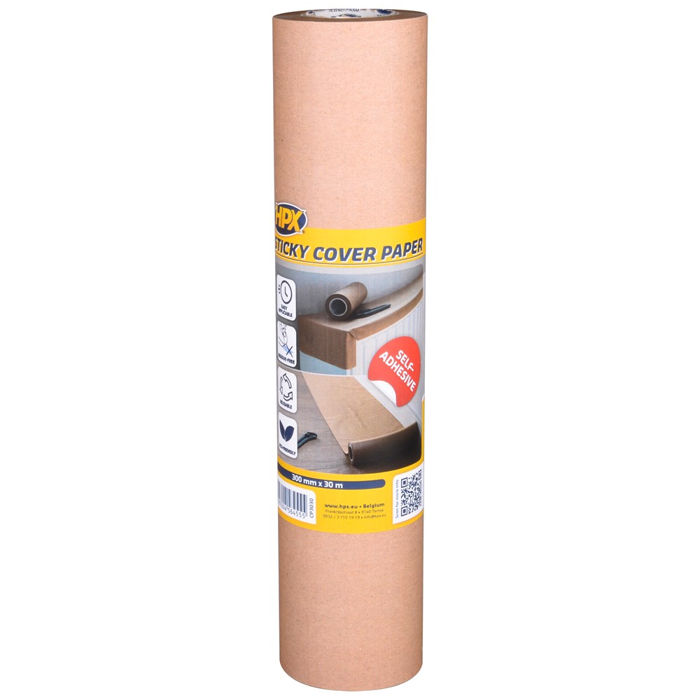 HPX sticky cover zelfklevend afdekpapier rol 30 meter (3)