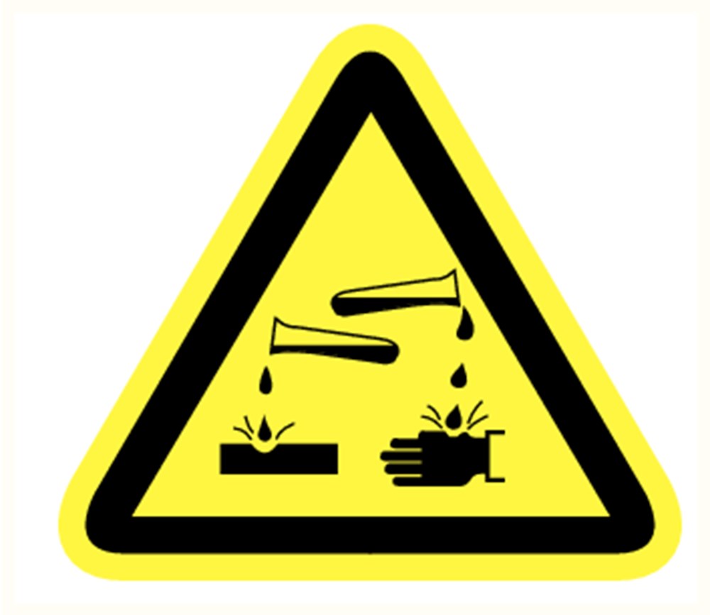 waarschuwingsbord pp geel/zwart-1 waarschuwingsbord pp geel/zwart-1