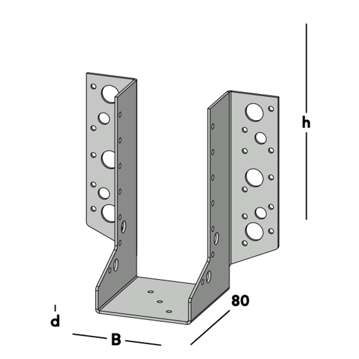 Afbeelding tekening GB raveeldrager zwaar sv-2 380