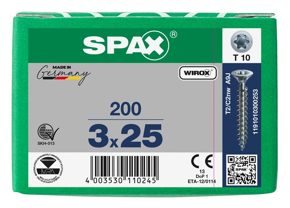 spaanplaatschroef wirox spax-6 spaanplaatschroef wirox spax-6