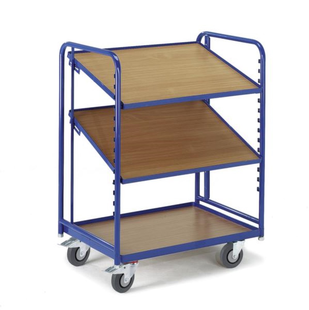 etagewagen, 200 kg, ja, 3 stuks, recht, houten plaat, massief rubber, 4 stuks, nee, staal, geen, leer, nee, rechthoekig, RAL5010 gentiaanblauw, 36 kg, 1 st i0000061231.jpg