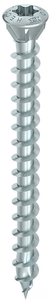 Vloerschroef lenskop torx, verzinkt