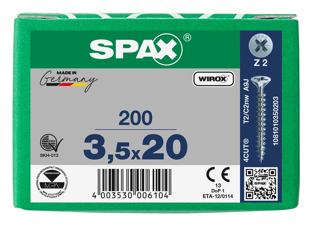 spaanplaatschroef wirox spax-6 spaanplaatschroef wirox spax-6
