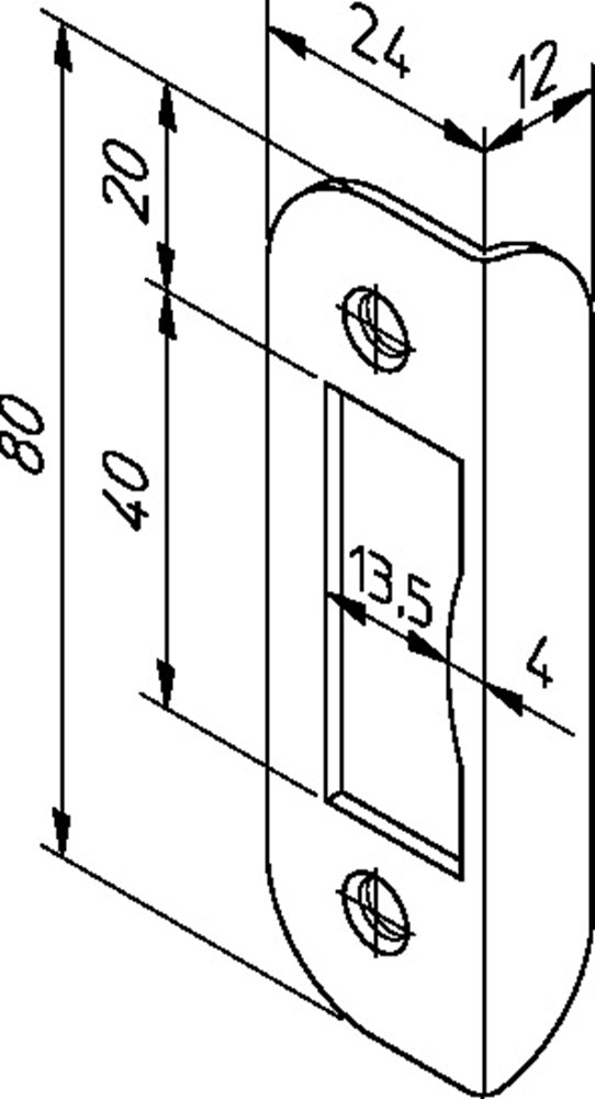 Afbeelding voor HP 1255/12 bulk per 10 Hoeksluitplaat HP1255