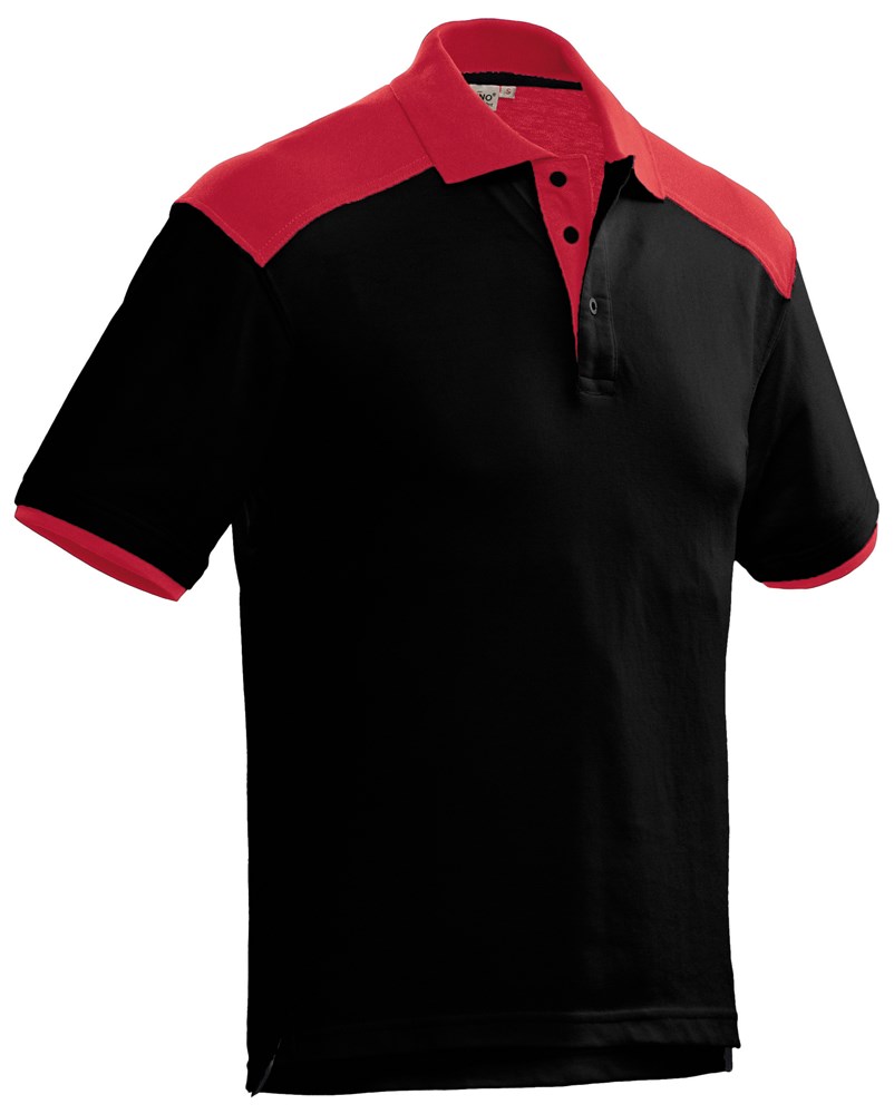 Afbeelding voor poloshirt Santino Tivoli zwart/rood,XL