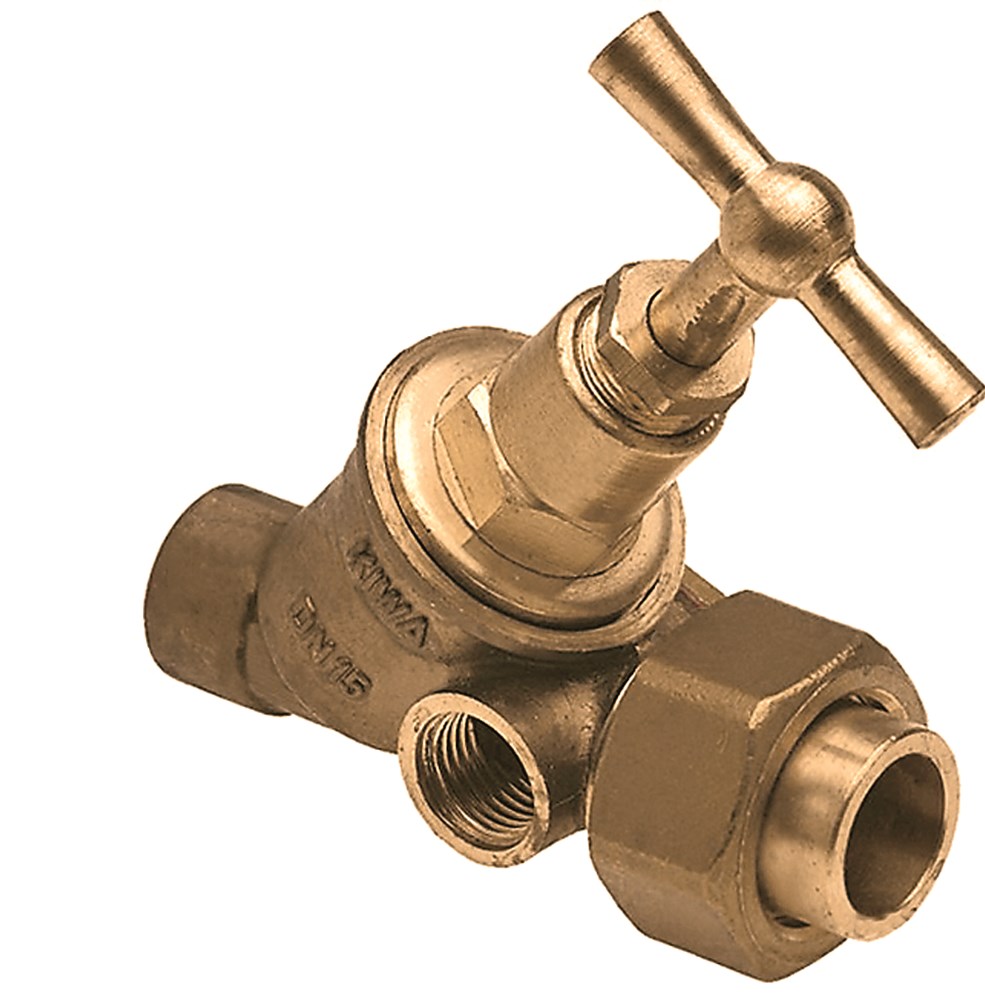 Afbeelding voor Stopkranen in kogeluitvoering met aftapgelegenheid