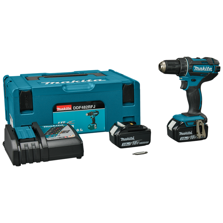 Afbeelding Makita 18 v boor-/schroefmachine DDF482RFJ