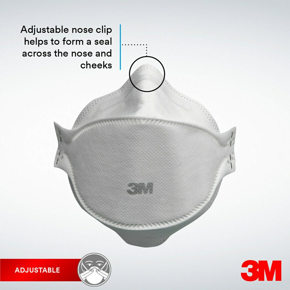 Masque anti-poussière avec valve FFP1 3M, 3 pièces