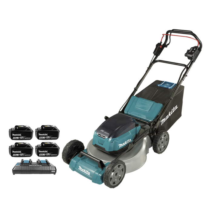 Afbeelding Makita lxt 2x18 v accu grasmaaier 46 cm DLM465PT4