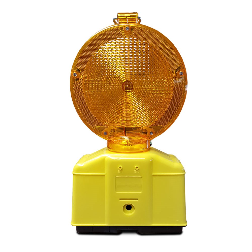 Barrera lamp oranje met sensor constant/knipperen | Polvo bv