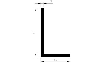776242602 Hoekprofiel, aluminium 776242602 Hoekprofiel, aluminium