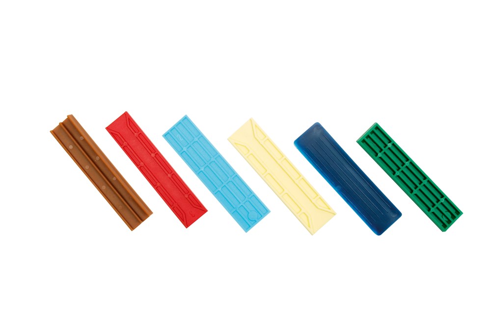Geel, 24 mm, 4 mm, 100 mm, 1000 st ZW Glasblokjes.jpg