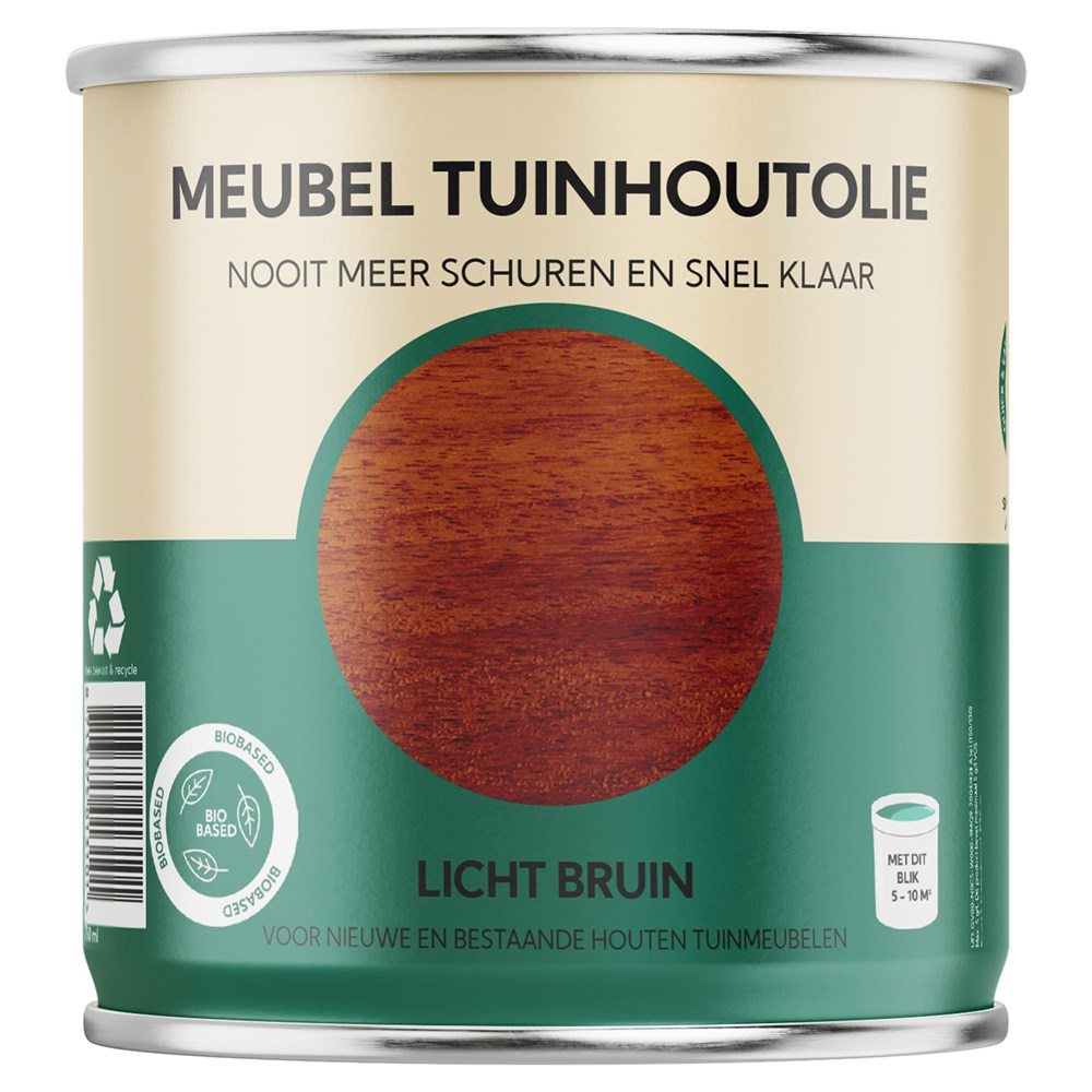 MEUBEL TUINHOUTOLIE LICHT BRUIN (1)