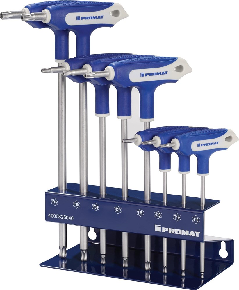 Afbeelding voor Torx t-sleutel set 8dlg
