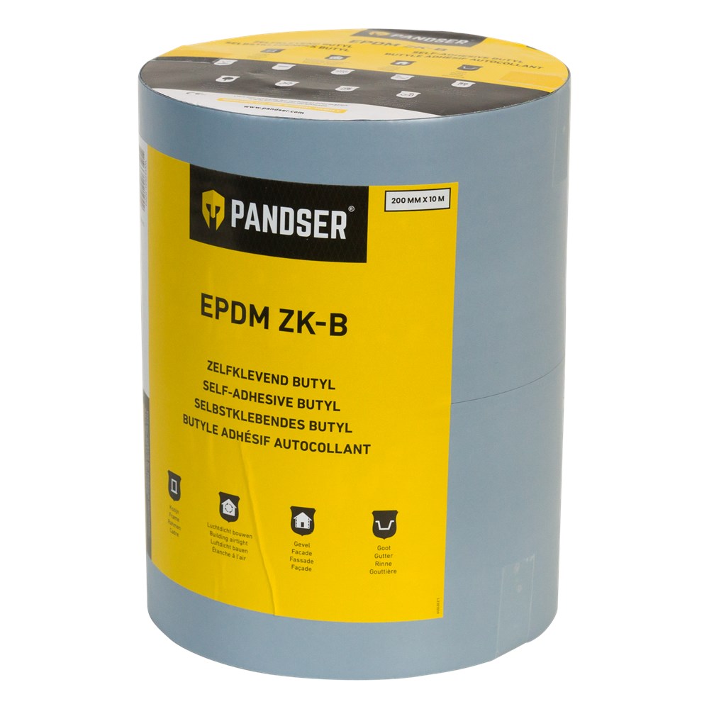 stroken epdm folie zwart pandser butyl-3 stroken epdm folie zwart pandser butyl-3
