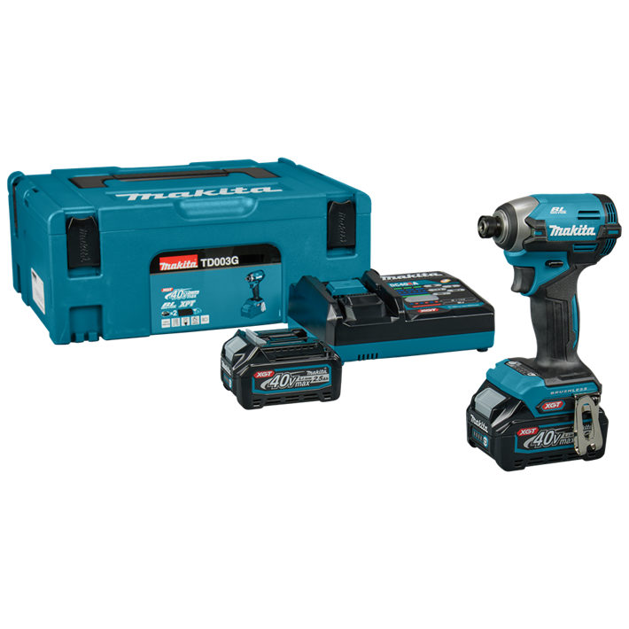 Afbeelding Makita 40 v max slagschroevendraaier TD003GD201