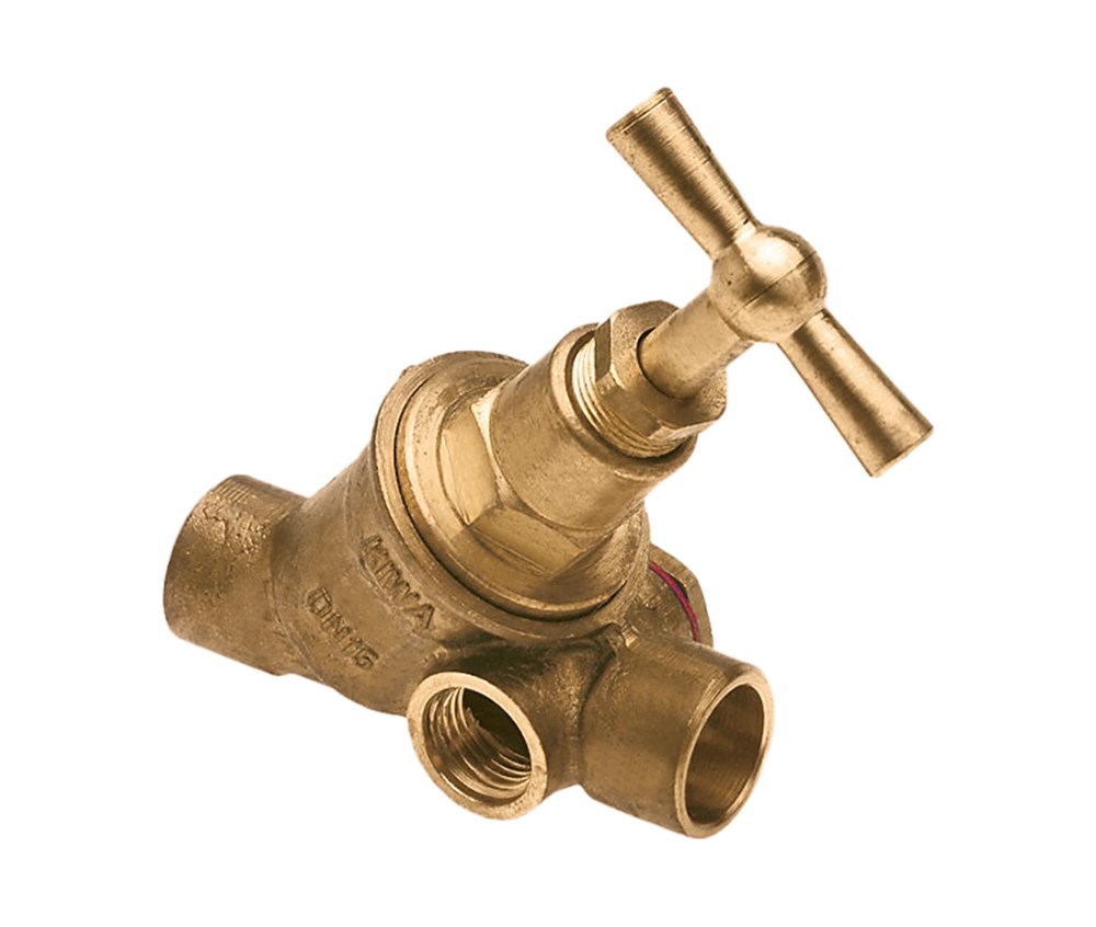 Afbeelding voor Stopkraan met aftapgelegenheid