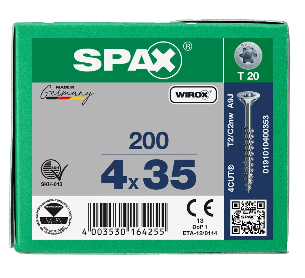 spaanplaatschroef wirox spax-6 spaanplaatschroef wirox spax-6