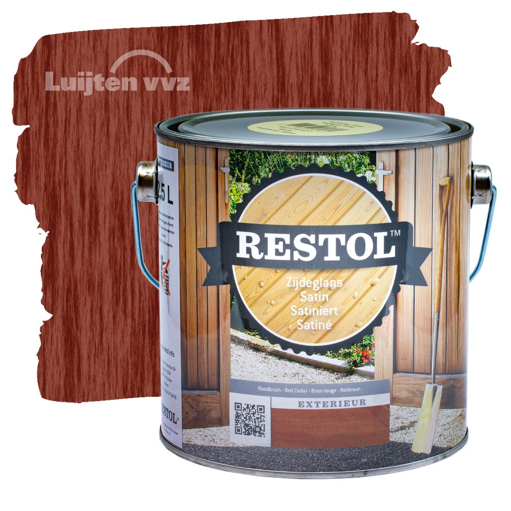 Restol Houtolie Zijdeglans Roodbruin (2)