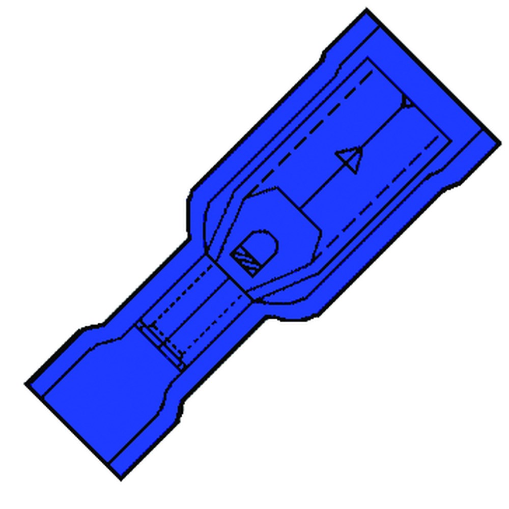 kabelschoen buskontakt blauw-1 kabelschoen buskontakt blauw-1
