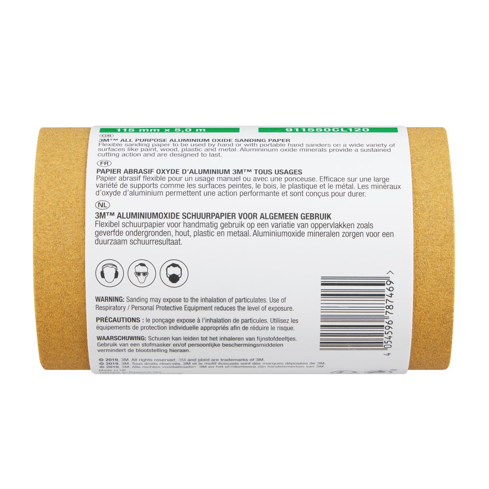 3M Schuurrol Aluminium Oxide 115mm x 5mtr (6)
