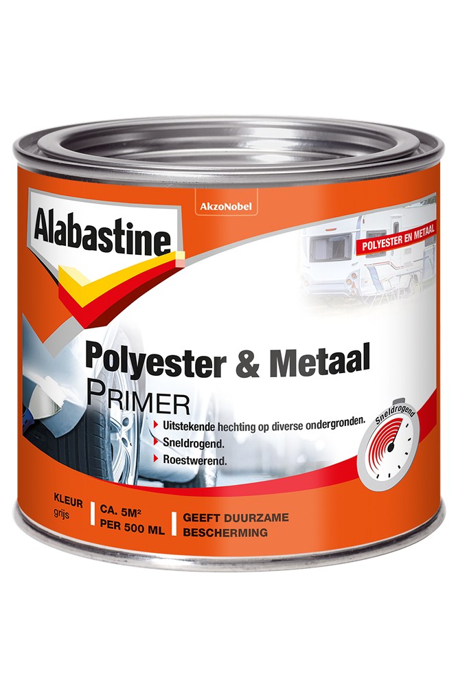 Alabastine polyester en metaal primer blik (1)