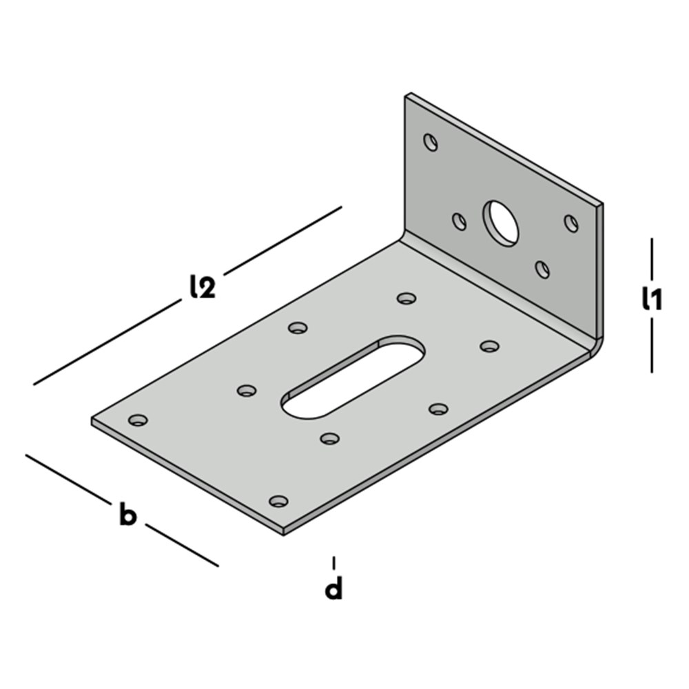 hoekanker zonder ril rvs a2-2 hoekanker zonder ril rvs a2-2