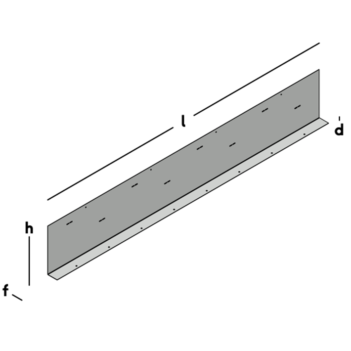 Afbeelding tekening GB metalen randkist 90° sv-1