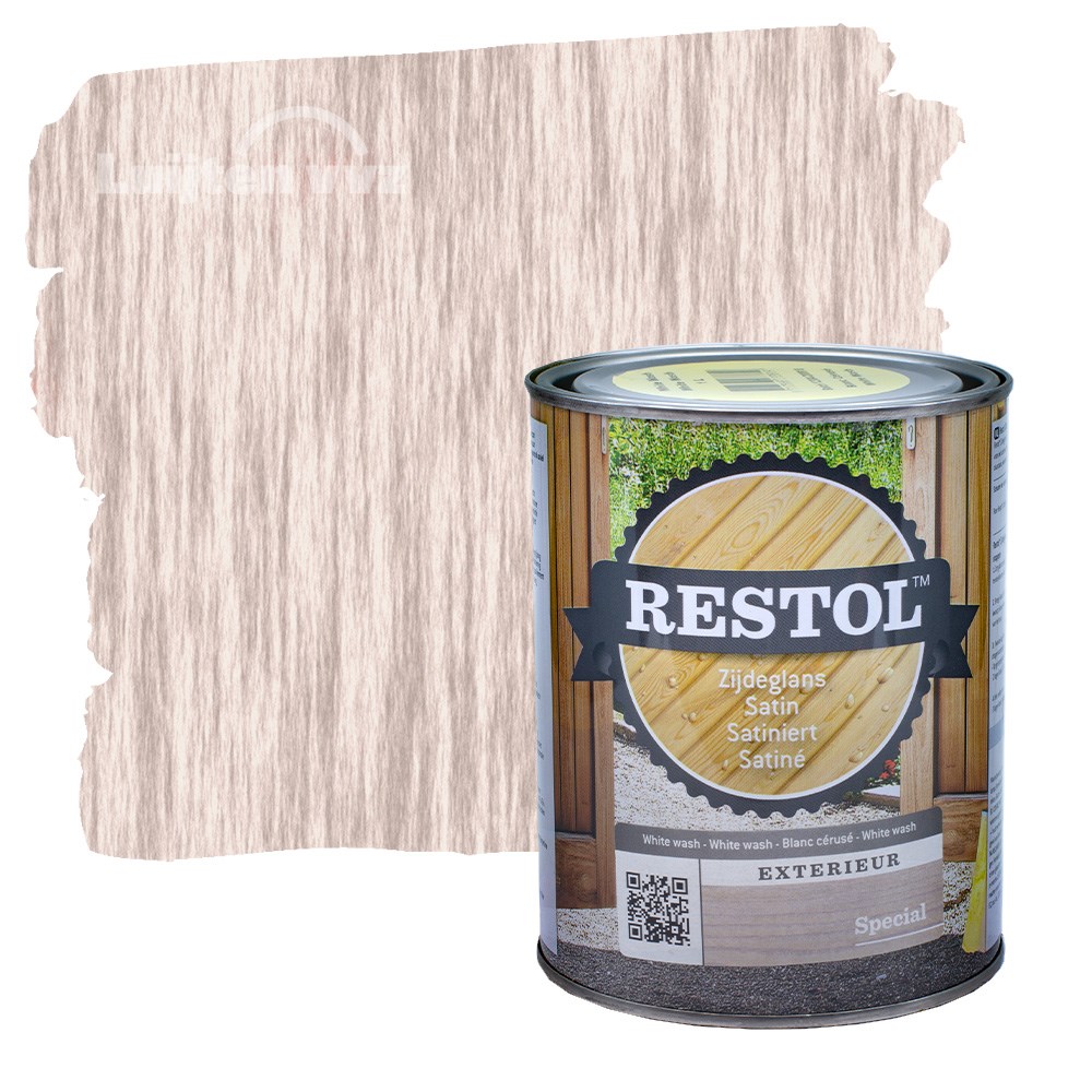 Restol Houtolie Zijdeglans White Wash (1)