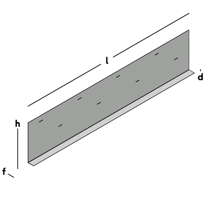 Afbeelding tekening GB metalen randkist 90° sv-1