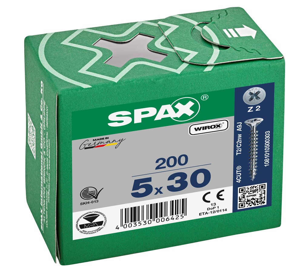 spaanplaatschroef wirox spax-4 spaanplaatschroef wirox spax-4