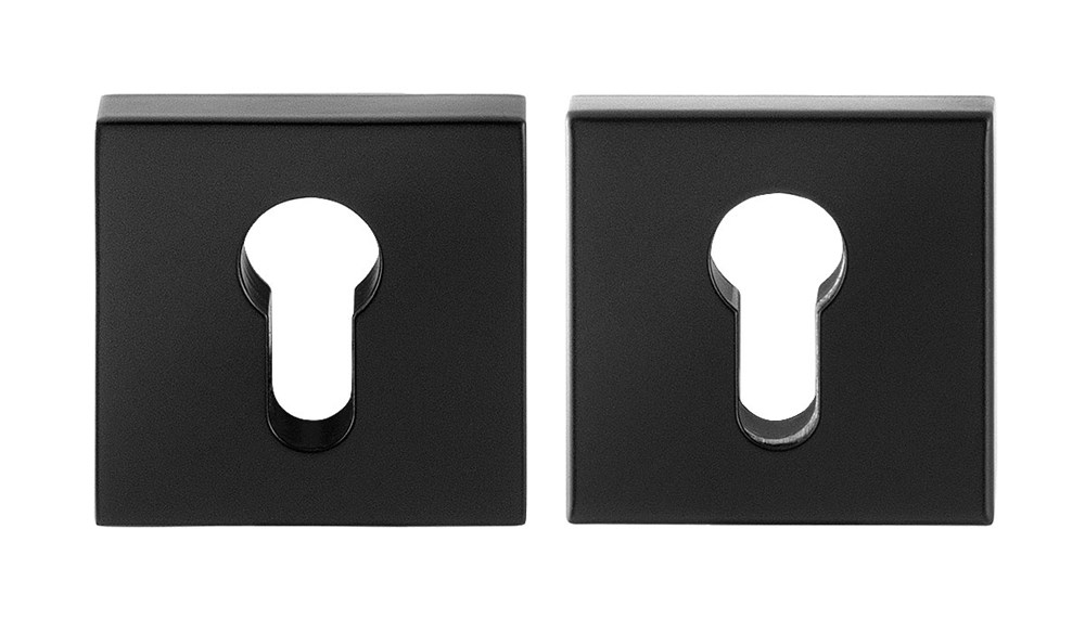 Smeedijzer zwart, Zwart, RVS, PC, Ja, 10 mm, 55 mm, 55 mm, set, Charmant & rustiek, Nee, Veiligheidsrozet inclusief bevestiging voor deurdikte 40mm en 56mm GPF681560199.png