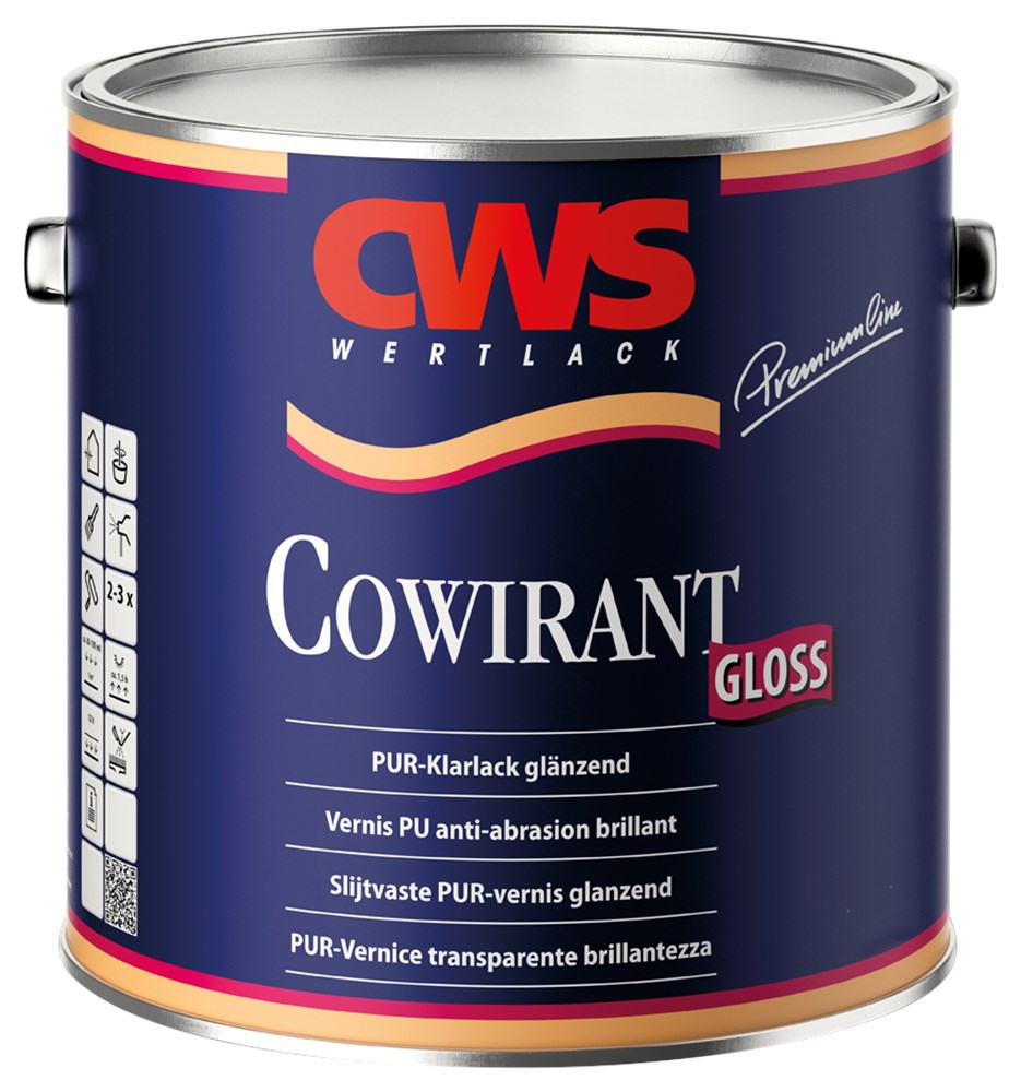 CWS cowirant klarlack glans aromaatvrij 375 milliliter (1)