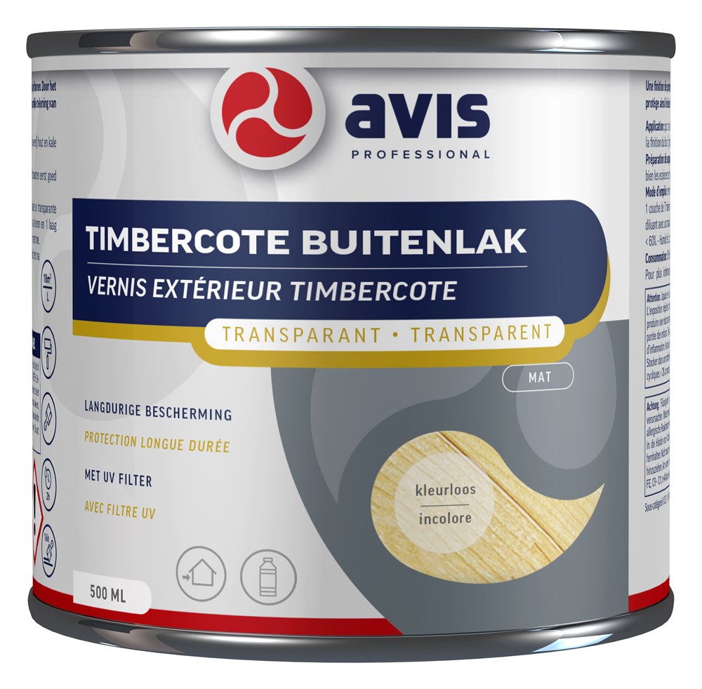 Avis timbercote buitenlak kleurloos (6)