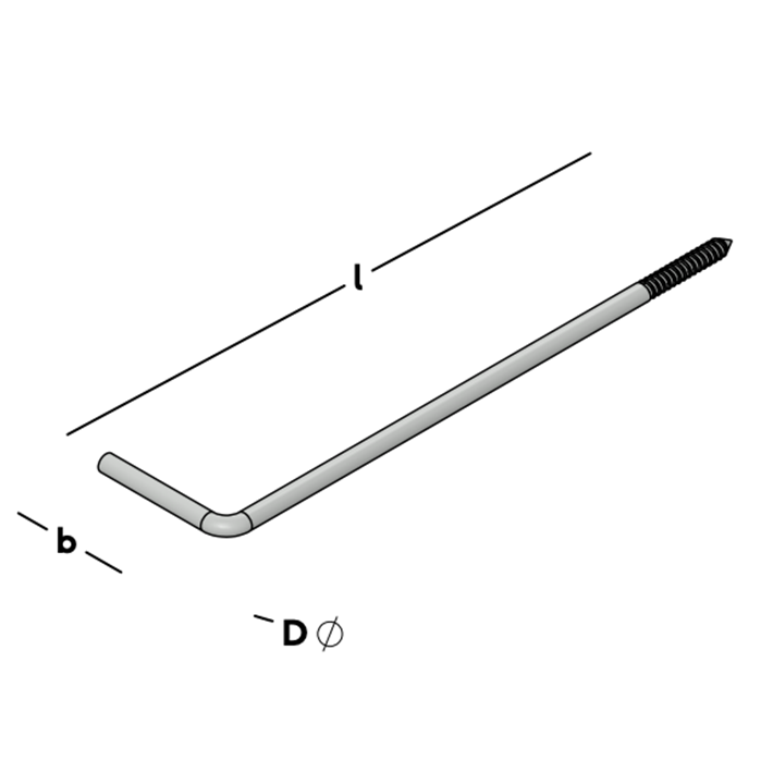 Afbeelding tekening GB kozijnanker vd