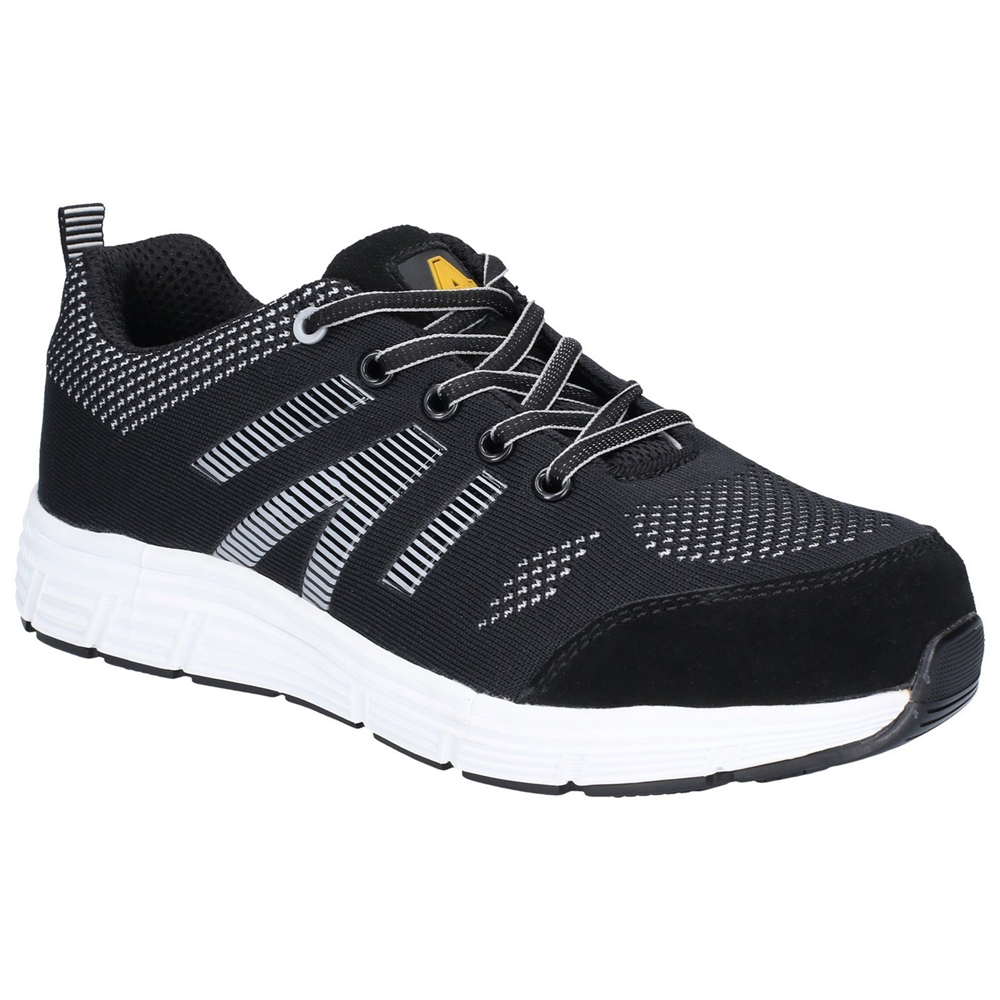 Amblers FS714 Lace Up Safety Trainer Black