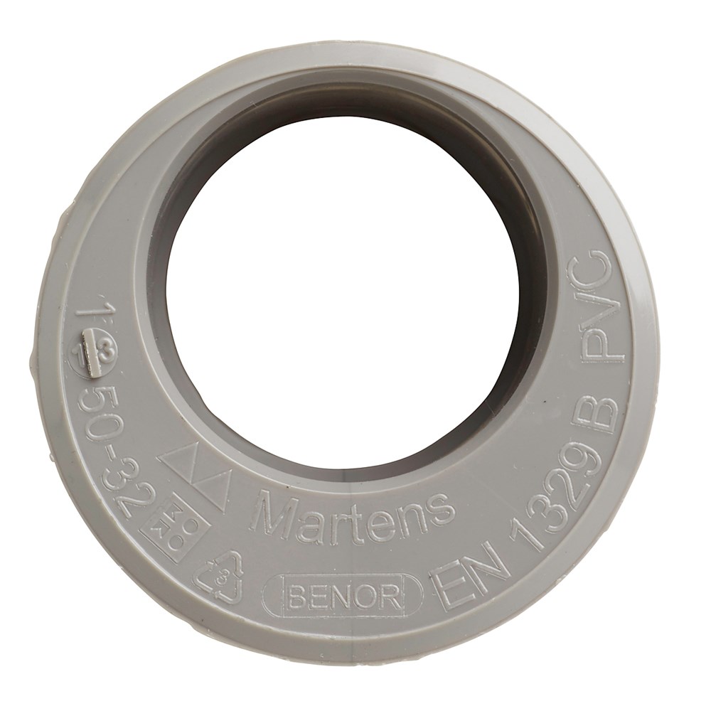 verloopring centrisch pvc grijs rwa-2 verloopring centrisch pvc grijs rwa-2