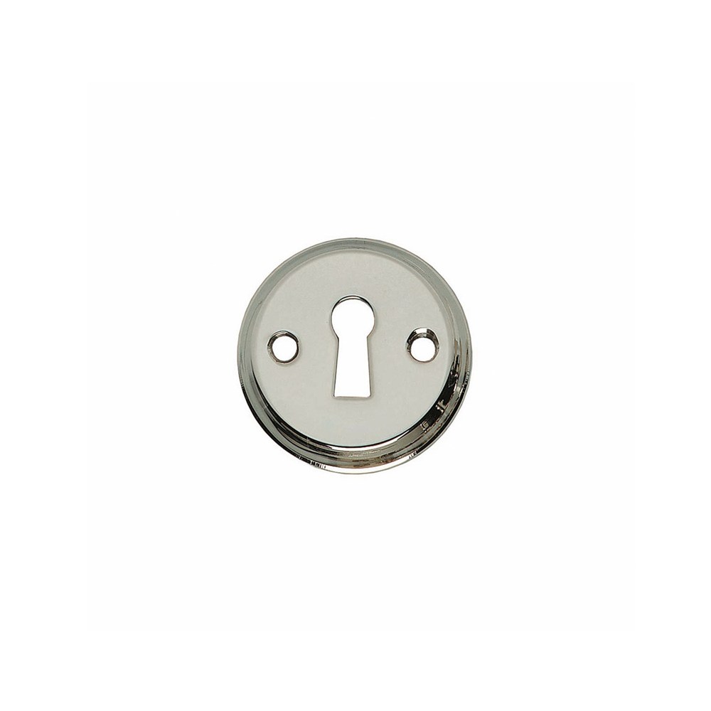 Sleutelrozet ø50x5mm nikkel