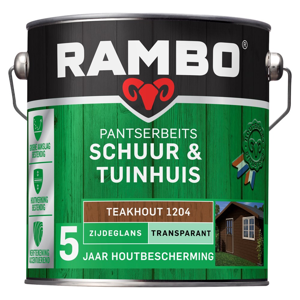 Rambo pantserbeits schuur en tuinhuis zijdeglans transparant (5)
